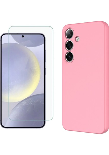 Samsung Galaxy S25 Plus Kılıf Zore Mara Lansman Kapak + Zore Nano Micro Temperli Ekran Koruyucu