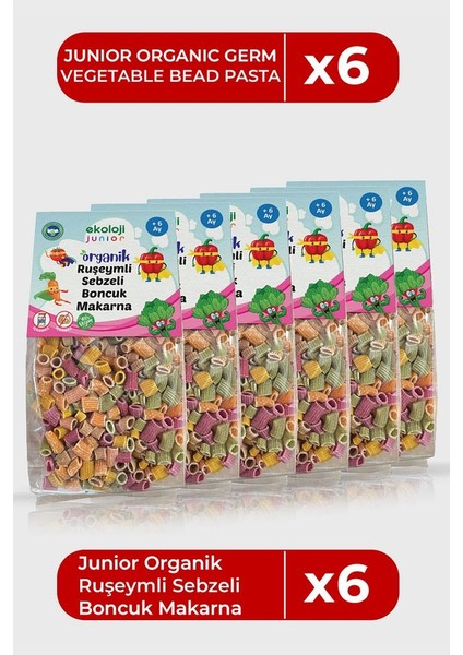 Organik Ruşeymli Sebzeli Boncuk 250 gr 6 Paket Organic Wheat Grain Vegetable Beads 250 gr 6 Pack