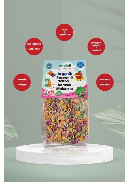 Organik Ruşeymli Sebzeli Boncuk 250 gr 6 Paket Organic Wheat Grain Vegetable Beads 250 gr 6 Pack