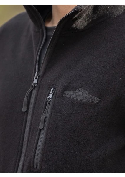 Gray Hıll Siyah Polar 3 Cepli