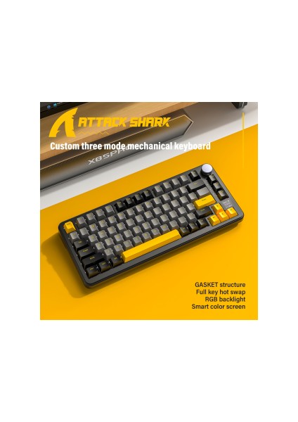 Attack Shark X85PRO Tri-Mode Gasket Mekanik Klavye