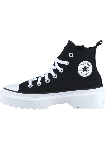 A03011C Chuck Taylor All Star Lugged Lift Kadın Siyah Boğazlı Sneaker Günlük Spor Ayakkabı