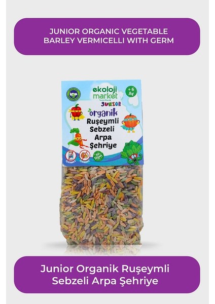 Organik Ruşeymli SEBZELIARPAŞEHRIYE250GR12PAKET Organic Vermicelli VEGETABLEBARLEYNOODLE250GR12PACK