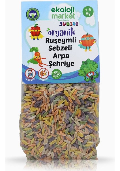 Organik Ruşeymli SEBZELIARPAŞEHRIYE250GR12PAKET Organic Vermicelli VEGETABLEBARLEYNOODLE250GR12PACK