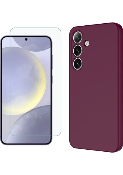 Samsung Galaxy S25 Kılıf Zore Mara Lansman Kapak + Nano Ekran Koruyucu