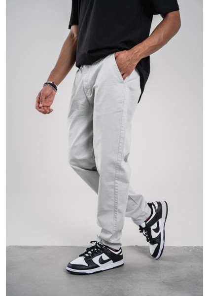 Gri Gabardin Pantolon