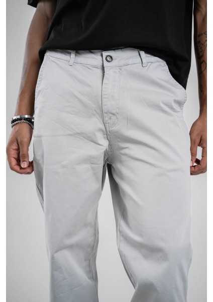 Gri Gabardin Pantolon