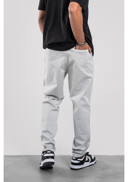 Gri Gabardin Pantolon