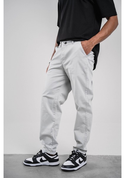 Gri Gabardin Pantolon
