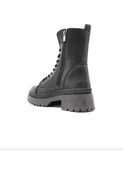 23BK158.9075 Bej Fermuarlı Yüksek Taban Kadın Postal Bot fiyatları