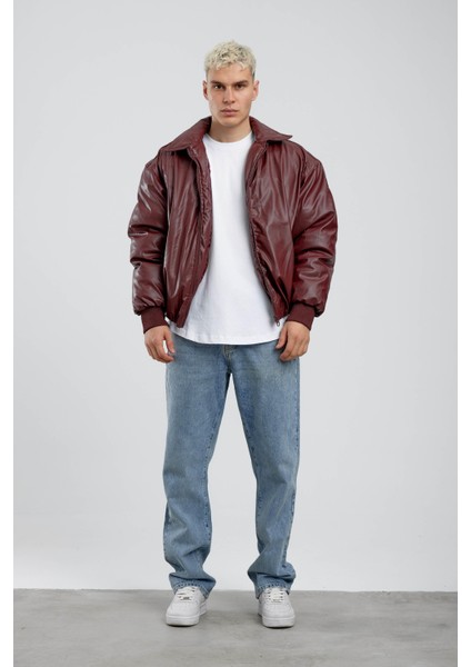 Bordo Bomber Deri Mont