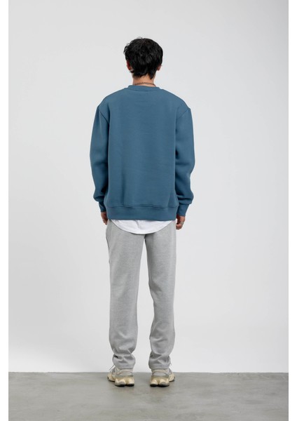 Mavi San Diego Yazılı Sweatshirt fırsatları