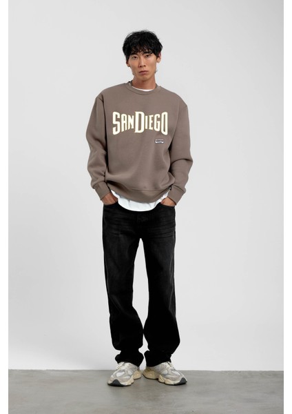 Vizon San Diego Yazılı Sweatshirt