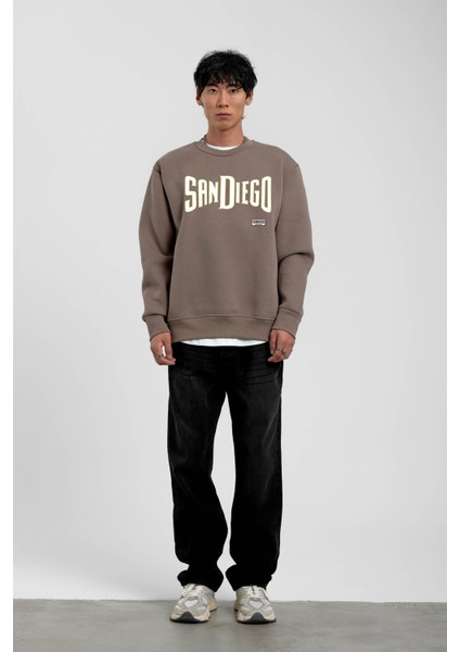 Vizon San Diego Yazılı Sweatshirt modelleri