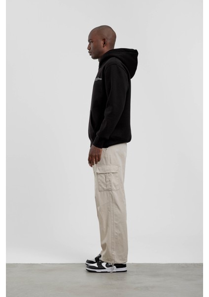 Siyah Örümcek Baskılı Kapüşonlu Sweatshirt fırsatları