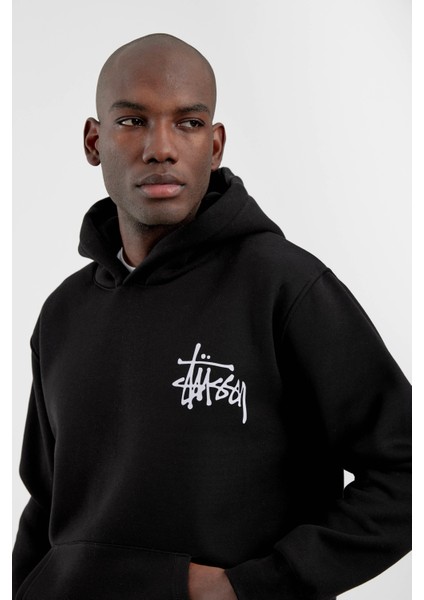 Siyah Grafiti Baskılı Kapüşonlu Sweatshirt fiyatları