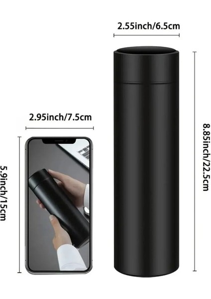 Derece Göstergeli Çelik Termos Pili Değişebilen Kamp,araç,ofis Süzgeçli Yeni Nesil Akıllı Mug fırsatları