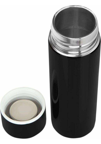 150 ml Cep Tipi Mini Ufak Çelik Çift Katmalı Termos Siyah