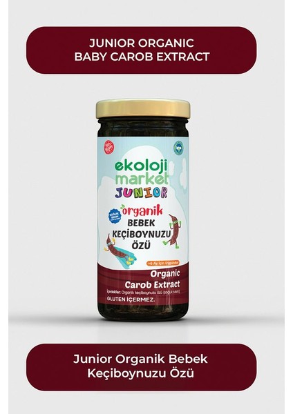 Organik Bebek Keçiboynuzu Özü 290 gr 6 Lı Paket Organic Baby Carob Extract 290 gr 6 Pack