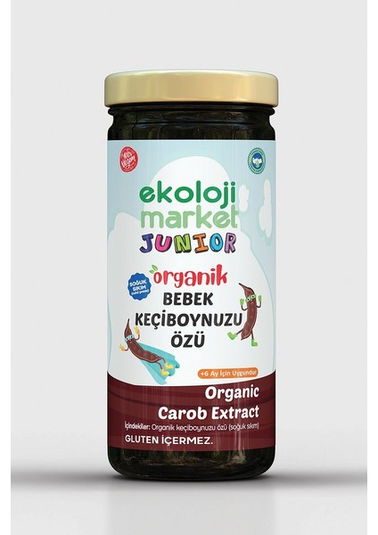 Organik Bebek Keçiboynuzu Özü 290 gr 6 Lı Paket Organic Baby Carob Extract 290 gr 6 Pack
