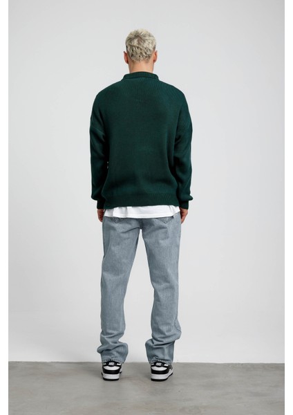 Yeşil Yakalı Basic Triko indirimleri