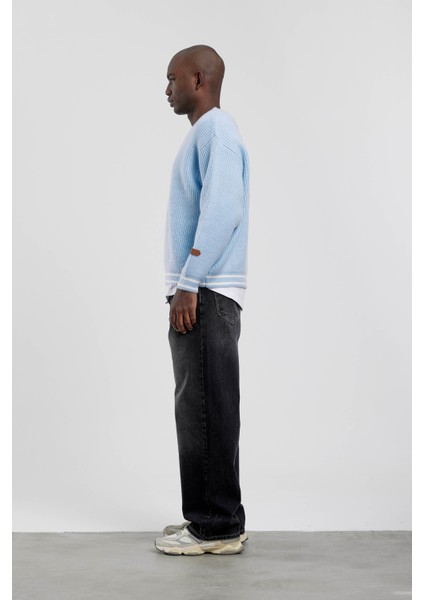 Bebe Mavisi V Yaka Triko indirimleri