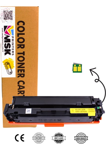 I-Sensys LBP-613CDW Muadil Sarı Toner