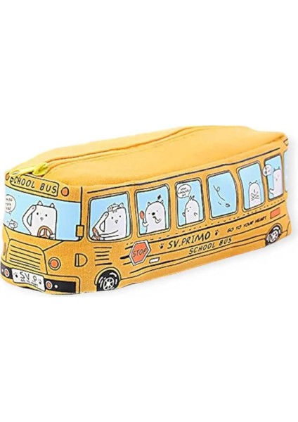 Otobüs Kalem Kutusu - Kalemlik - Kalem Kutusu - Kalem