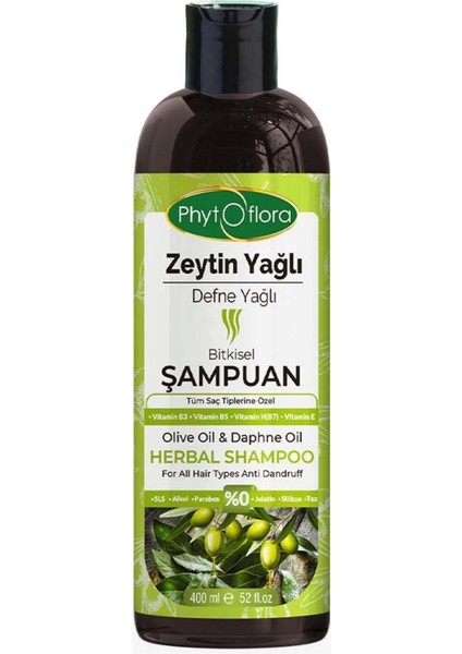 Zeytin Yağlı Defne Yağlı Bitkisel Şampuan