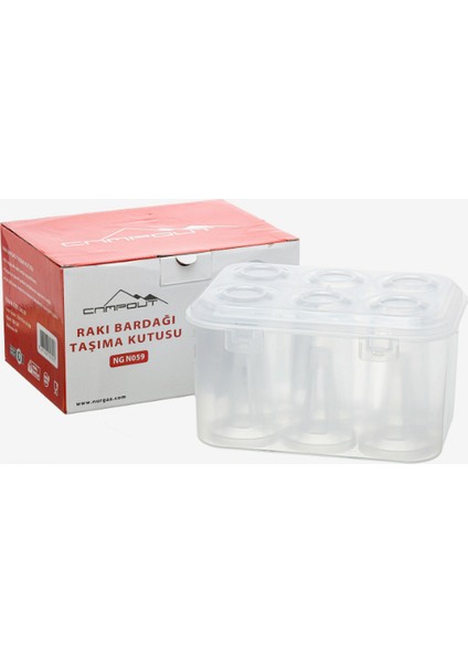 Bardak Taşıma Koruma Aparatı Kutusu Plastik 6'lı Rakı Bardaklığı fırsatları