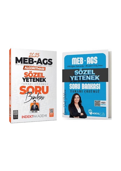 2025 Meb-Ags Sözel Yetenek Soru Bankası 2'li Set