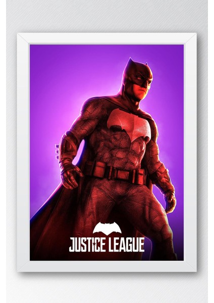 Adalet Birliği Batman Çerçeveli Tablo - Justice League Poster Tablo fiyatları