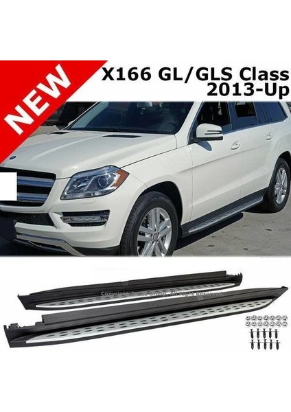 Gl Uyumlu X166 2013 2019 Yan Basamak Koruma Side Step Style