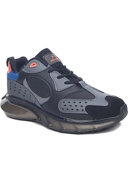 Bld Siyah Turuncu Erkek Sneaker Spor Ayakkabı