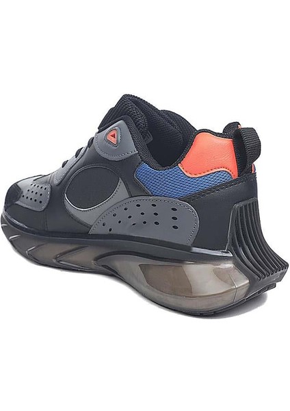 Bld Siyah Turuncu Erkek Sneaker Spor Ayakkabı