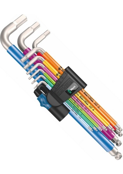 3950/9 Spkl Hf Hexplus Topbaş Renkli Allen Anahtar Seti 05022699001 fırsatları