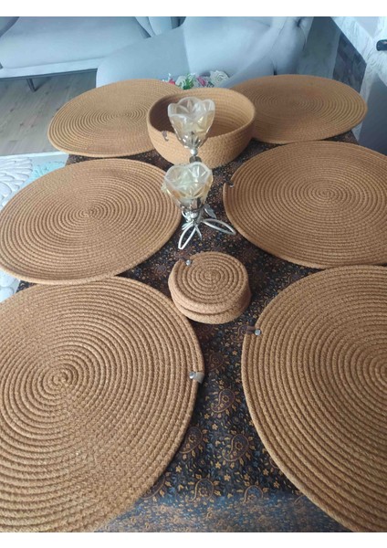 Hasır Supla takımı handmadde yemek takımı