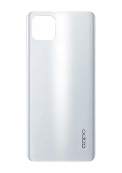 Oppo Uyumlu A15S Silver Arka Pil Kapak