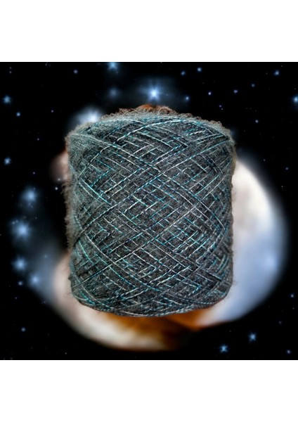 Kid Moher & Ebruli Zincir Karışımı Tasarim El Örgü ipi 190 gr