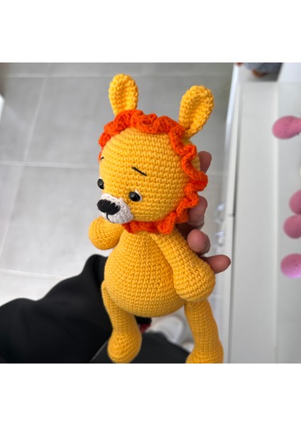 Amigurumi Aslan Oyuncak / Örgü Oyuncak / Uyku Arkadaşı