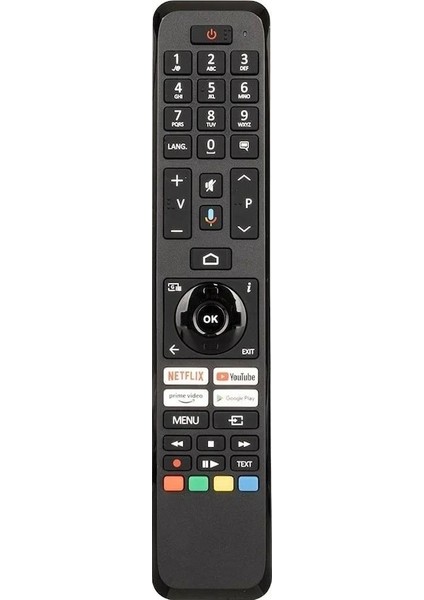 CT-8563 Netflix- Prime Video-Google Play Tuşlu LED Tv Kumanda Ses Komutlu