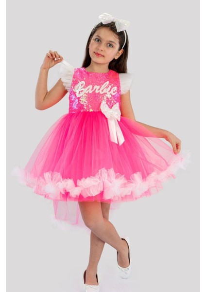 Kız Çocuk Elsa Barbie Doğum Günü ve Parti Elbises I