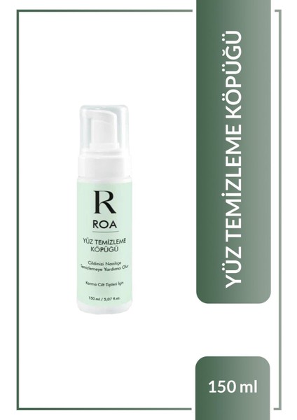Karma Cilt Tipleri Için Yüz Temizleme Köpüğü 150 ml
