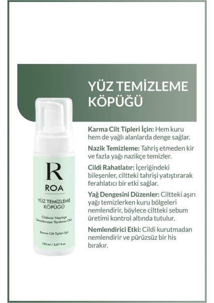 Karma Cilt Tipleri Için Yüz Temizleme Köpüğü 150 ml modelleri