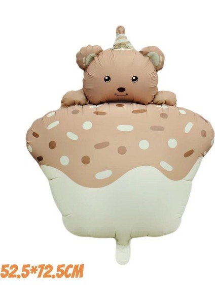 Retro Pastel Kek Folyo Balon Mavi 52.5-72.5 cm fiyatları