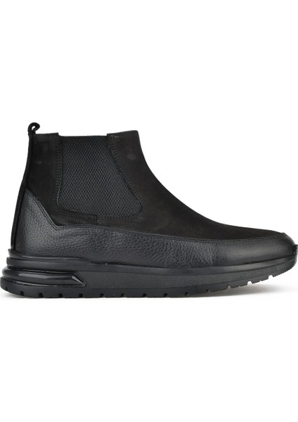 Erkek Deri Bot 1431024z6700 Siyah