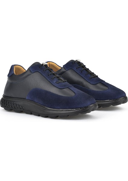 Ziya, Kadın Deri Sneaker 143992ZN2003 Lacivert