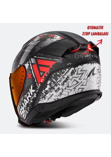 Skwal I3 Jet Hellcat Stop Lambalı ve Sis Farlı Açık Kask (Dar Kalıp) fiyatları