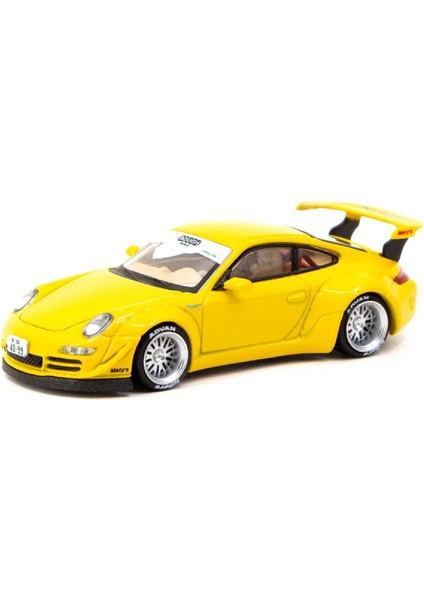 1:64 Diecast Rwb 997 Notting Hill Road Yellow Tarmac Model Araba