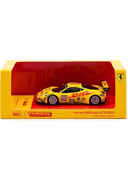 1:64 Diecast x Ixo Ferrari 458 Italia Gt3 2013 Alpina Tarmac Model Araba